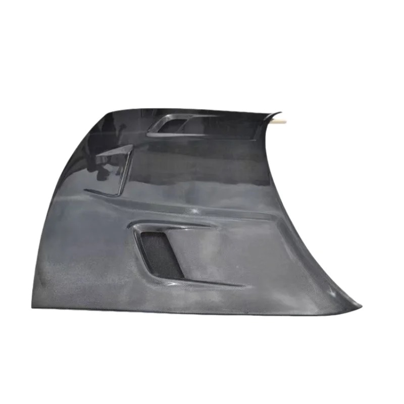 High Quality SRT Hellcat Style Carbon Fiber Engine Cover Hood 2008-2023 for  Challenger Bonnet Car Fenders